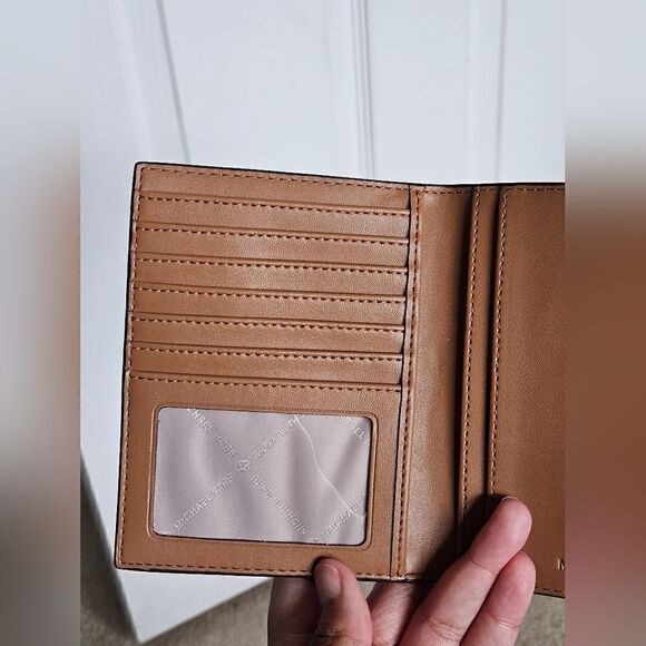 Michael Kors Brown Monogram Wallet - Picture 3 of 4